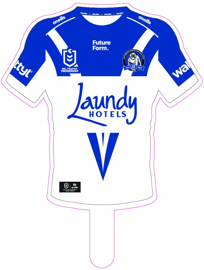 Canterbury-Bankstown Bulldogs 2025 Jersey Cut-out
