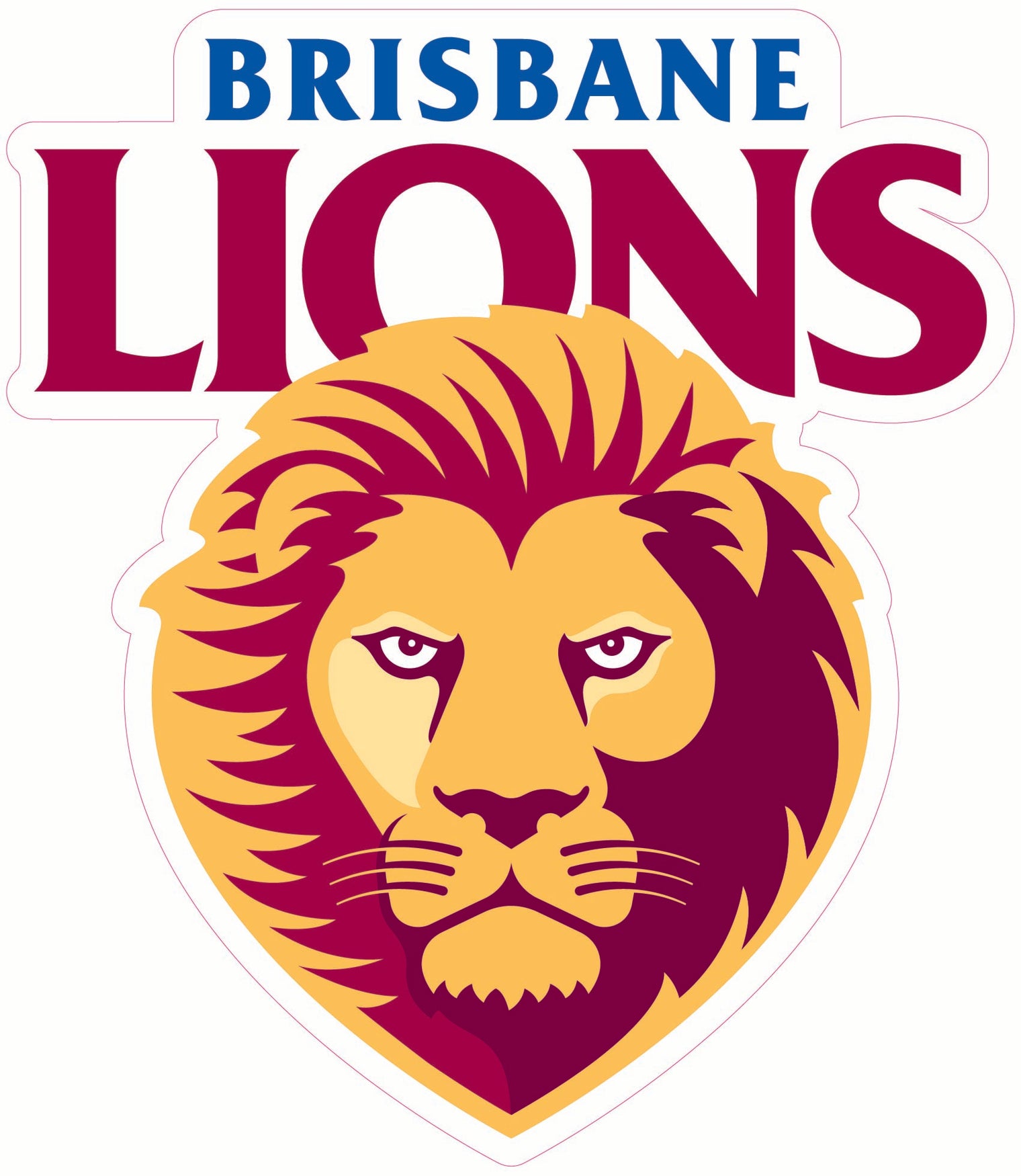 Brisbane Lions Logo Cut-out