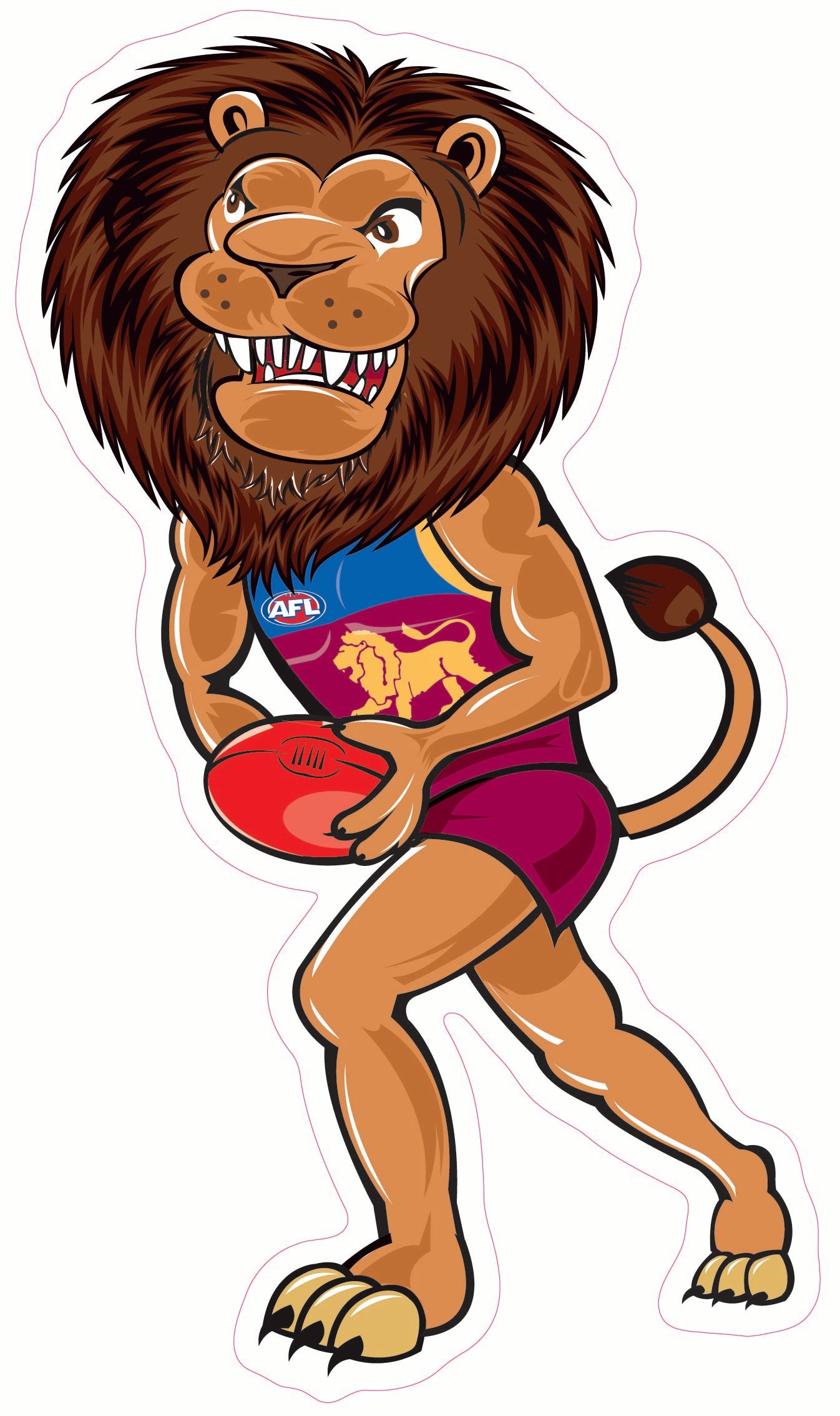 Brisbane Lions Mascot Cut-out