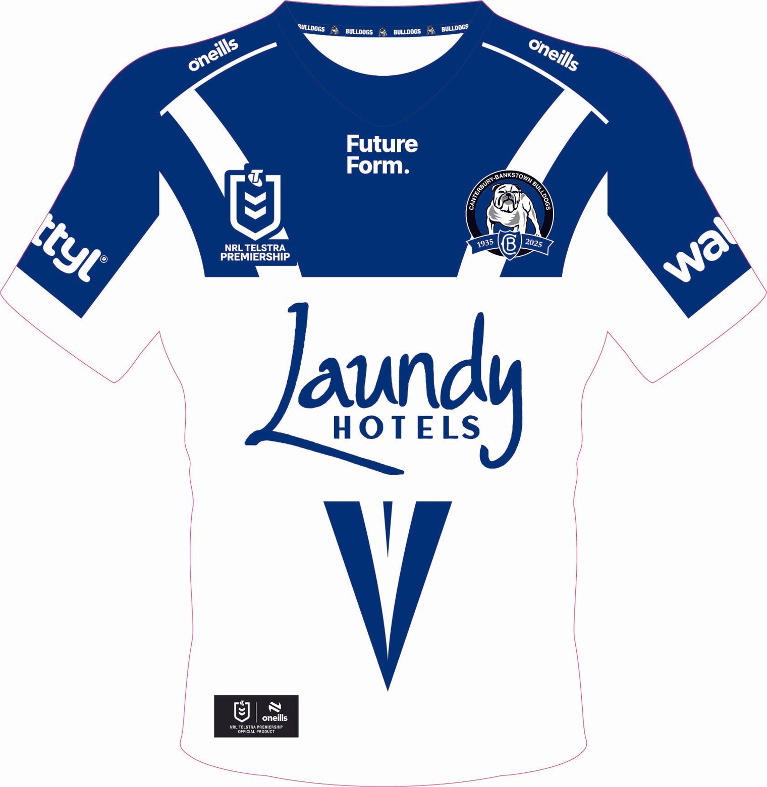 Canterbury-Bankstown Bulldogs 2025 Jersey Cut-out