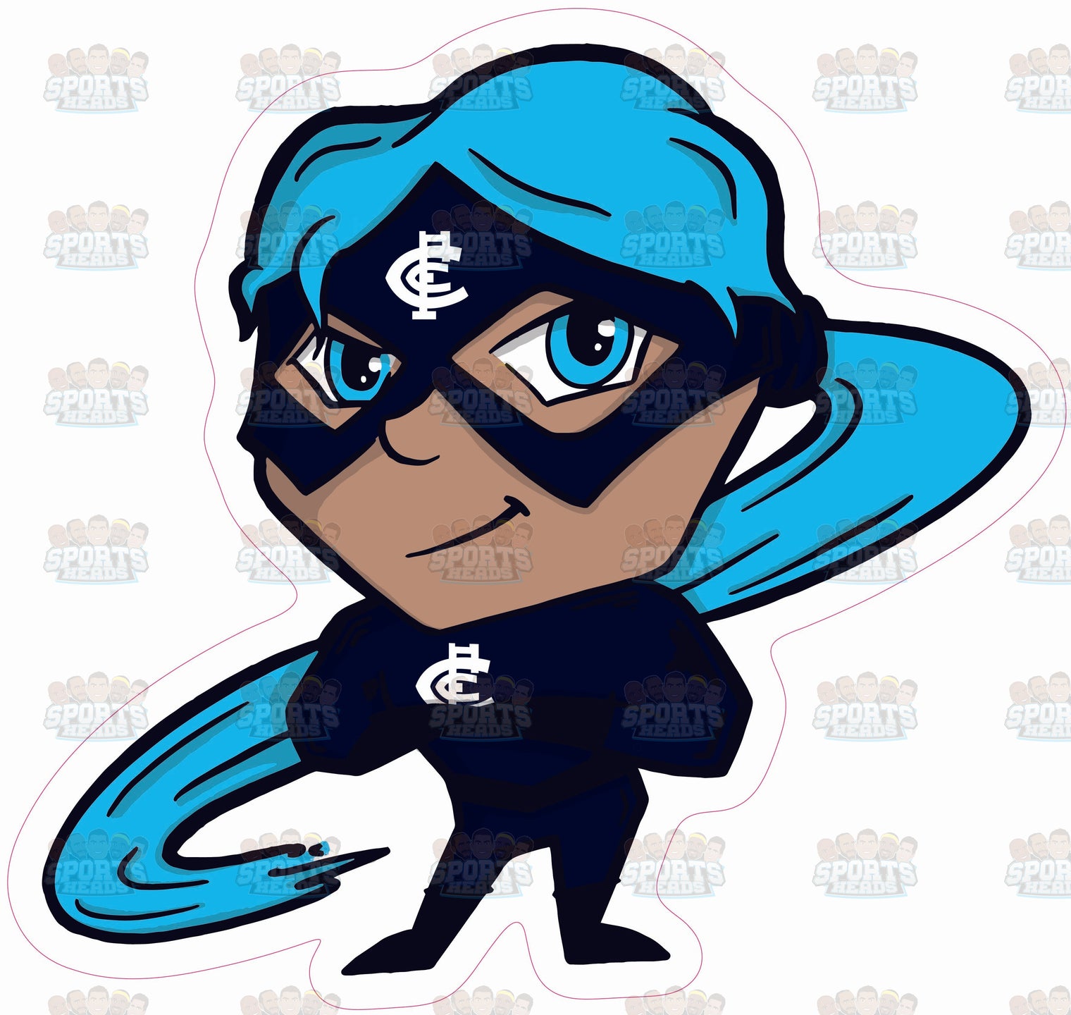 Carlton Blues Mascot Cut-out