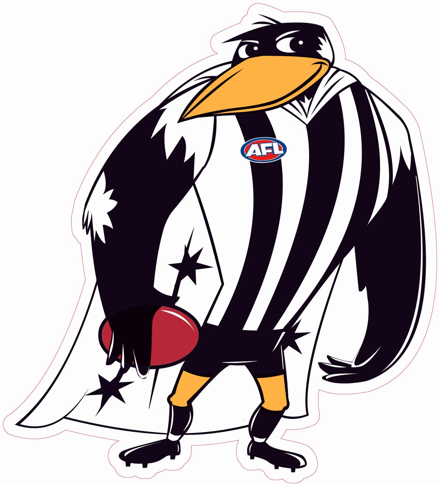 Collingwood Magpies Mascot Cut-out