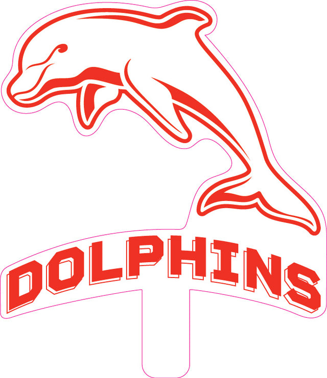 Dolphins Logo Cut-out