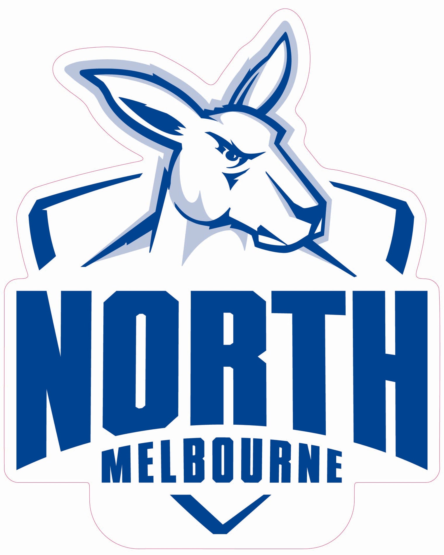 North Melbourne Kangaroos Logo Cut-out