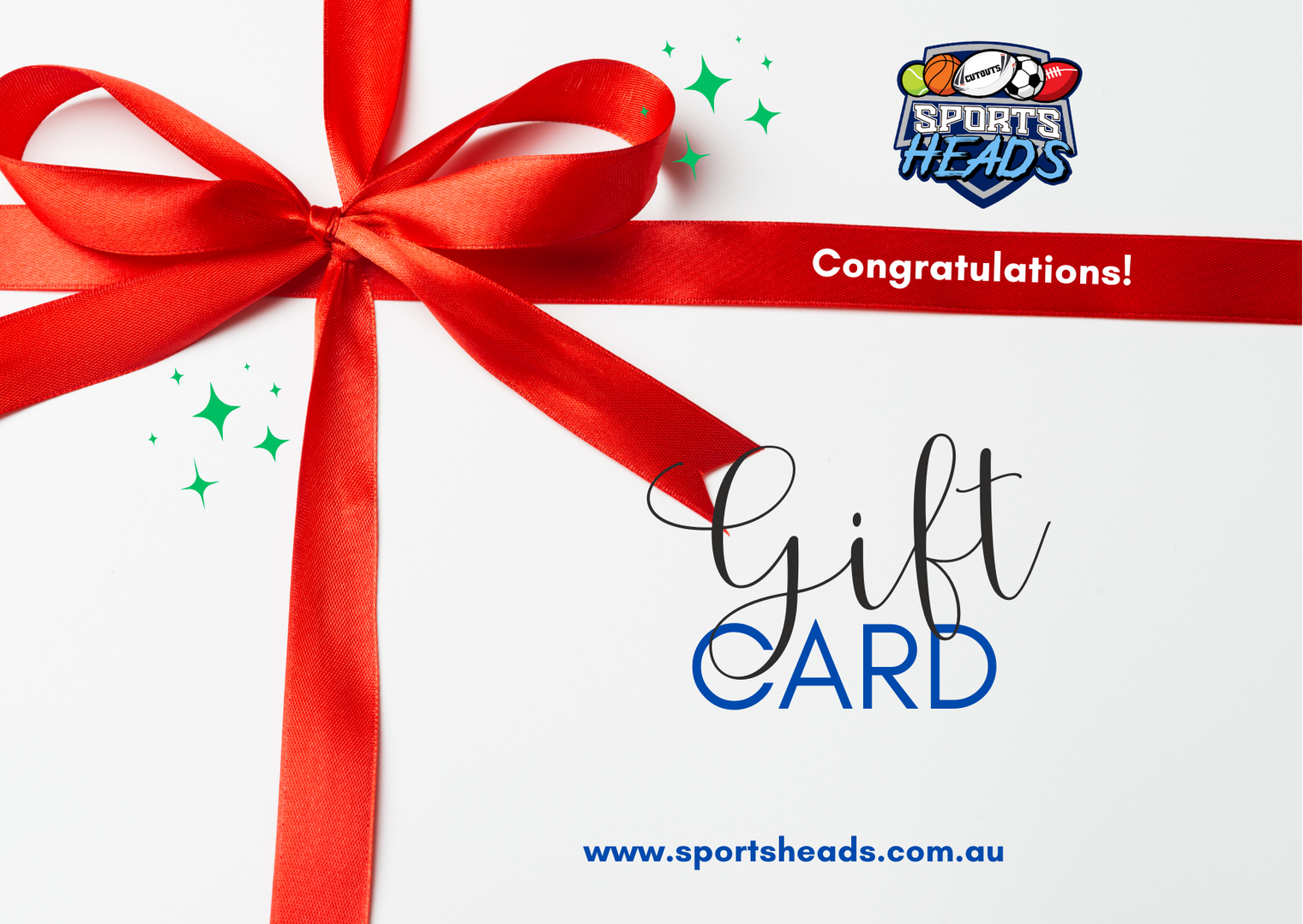 Sports Heads Gift Card