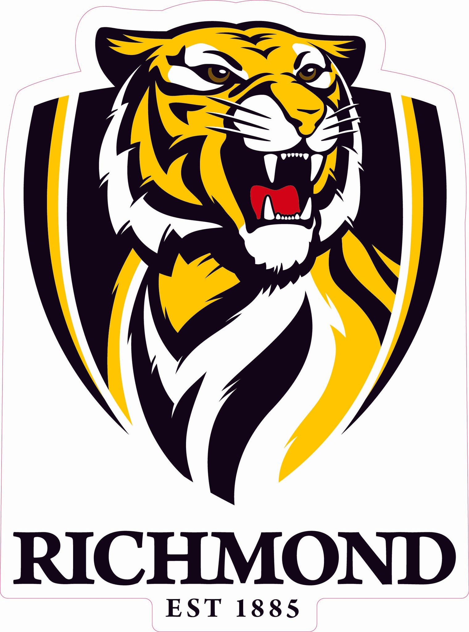 Richmond Tigers Logo Cut-out