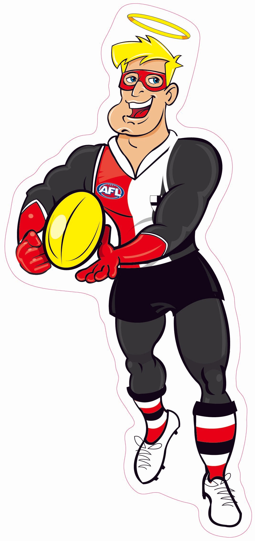 St Kilda Saints Mascot Cut-out
