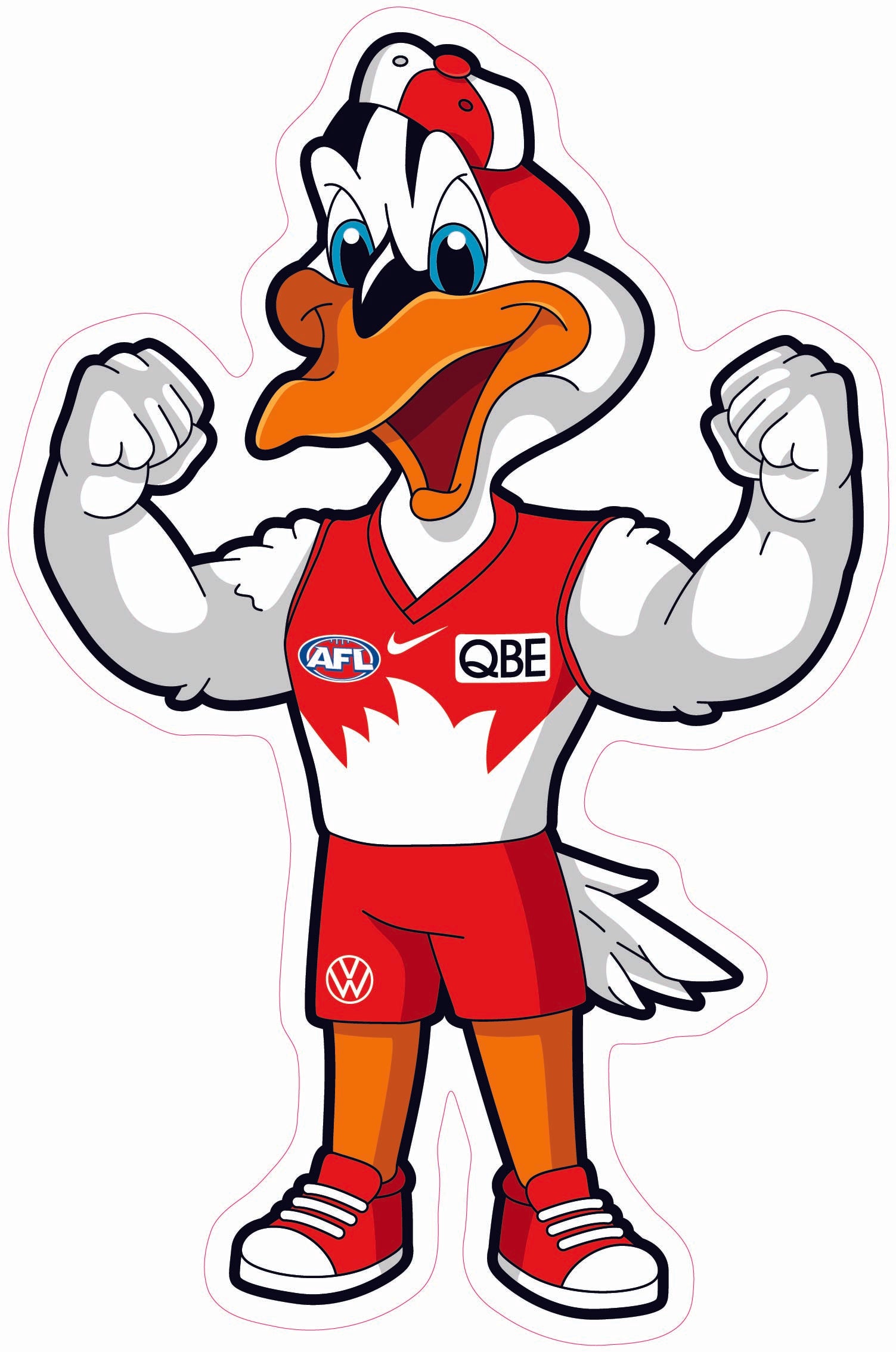 Sydney Swans Mascot Cut-out