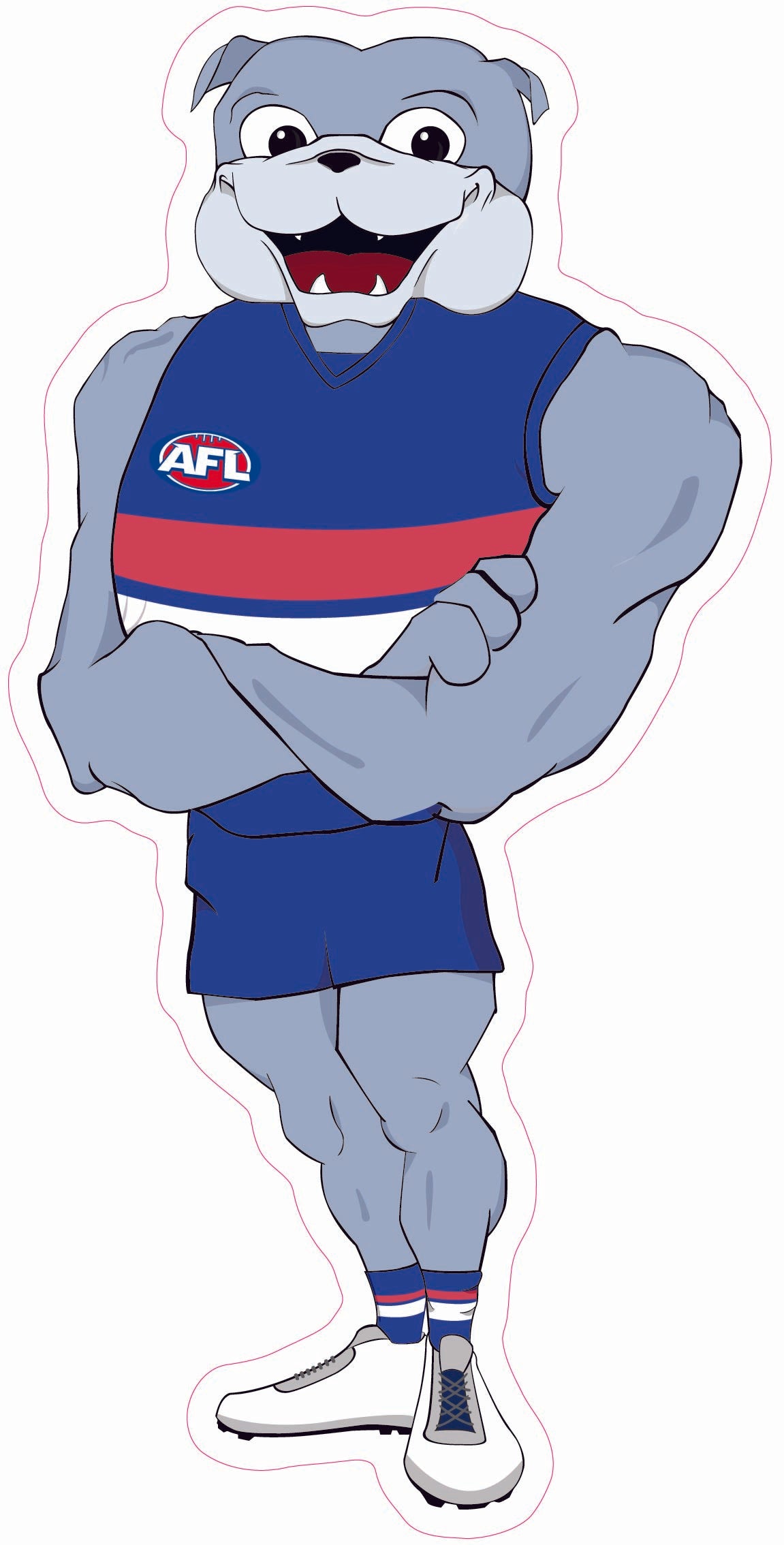 Western Bulldogs Mascot Cut-out