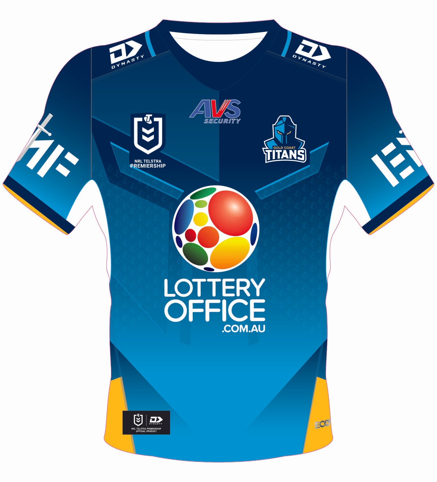 Gold Coast Titans 2026 Jersey Cut-out