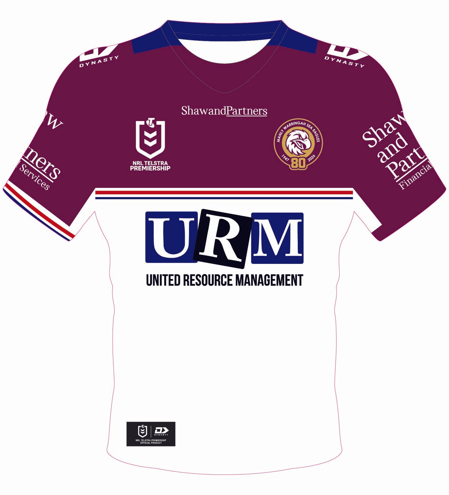 Manly Sea Eagles 2026 Jersey Cut-out