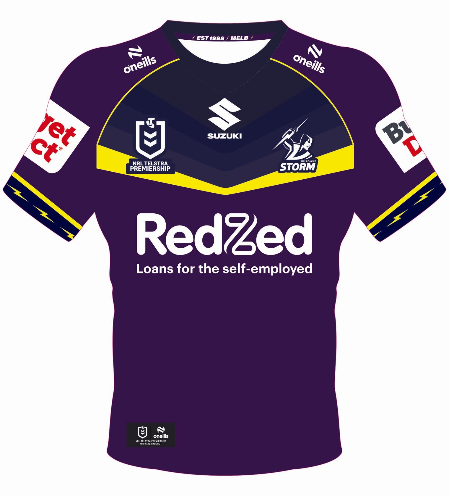 Melbourne Storm 2026 Jersey Cut-out